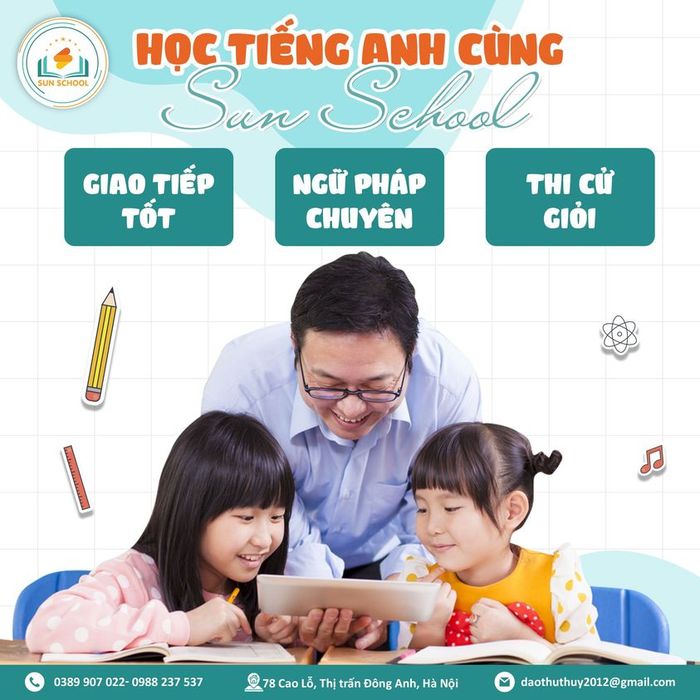 Cơ sở vật chất hiện đại tại Sun School