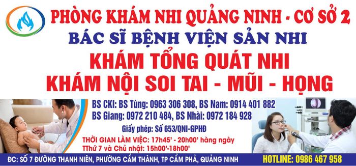 Hình ảnh phòng khám Nhi Quảng Ninh