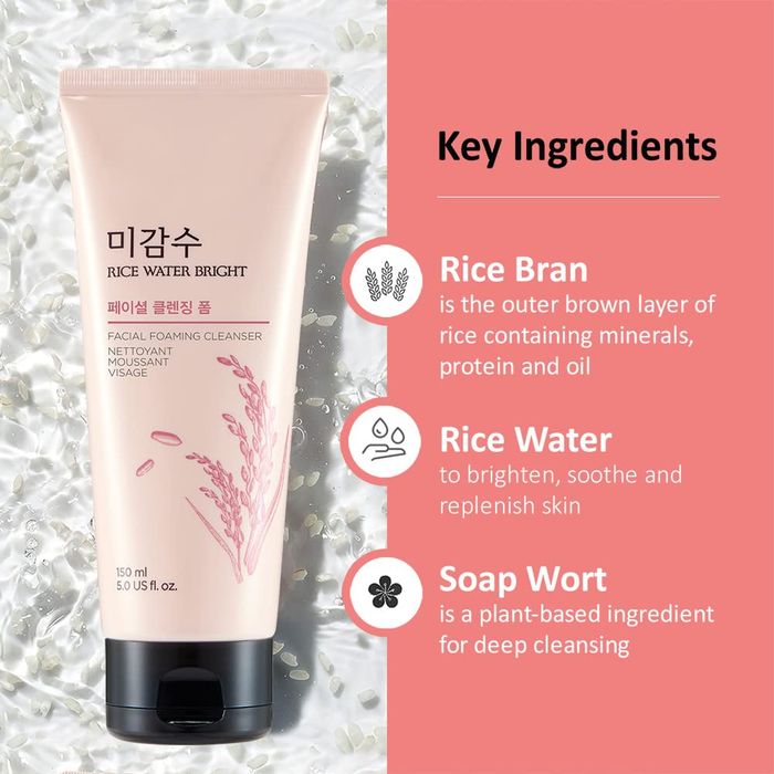 Hình ảnh thực tế The Face Shop Rice Water Bright - Sản phẩm làm sáng da từ tinh chất gạo