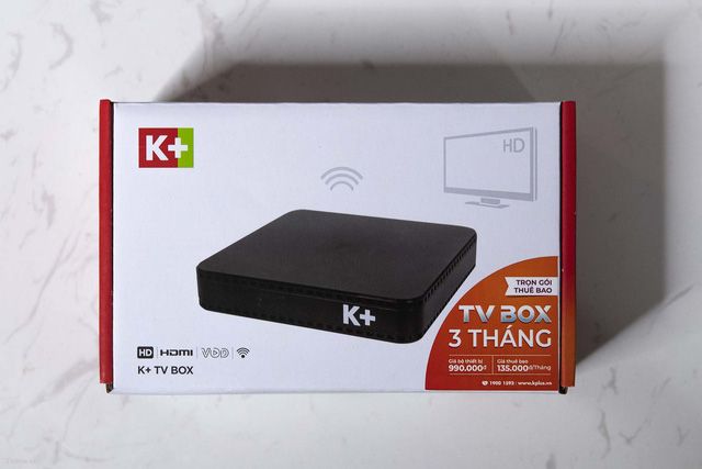 K+ TV Box - Thiết kế sang trọng, hiện đại