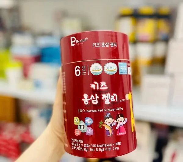Hình ảnh thực tế Thạch hồng sâm Baby - từng gói nhỏ chứa trọn yêu thương
