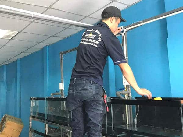 Hình ảnh thi công điện nước chuyên nghiệp của Điện Nước Nam Việt