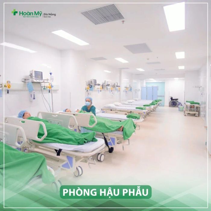 Không gian phòng sinh ấm cúng tại Bệnh viện Hoàn Mỹ Đà Nẵng