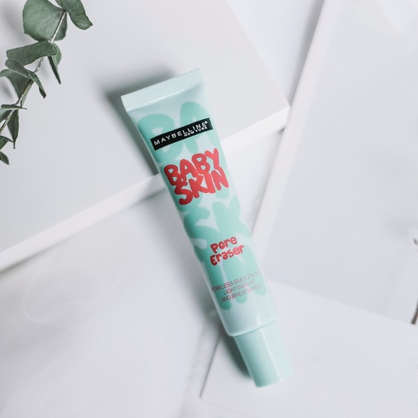 Hình ảnh thực tế kem lót Maybelline Baby Skin Pore Eraser
