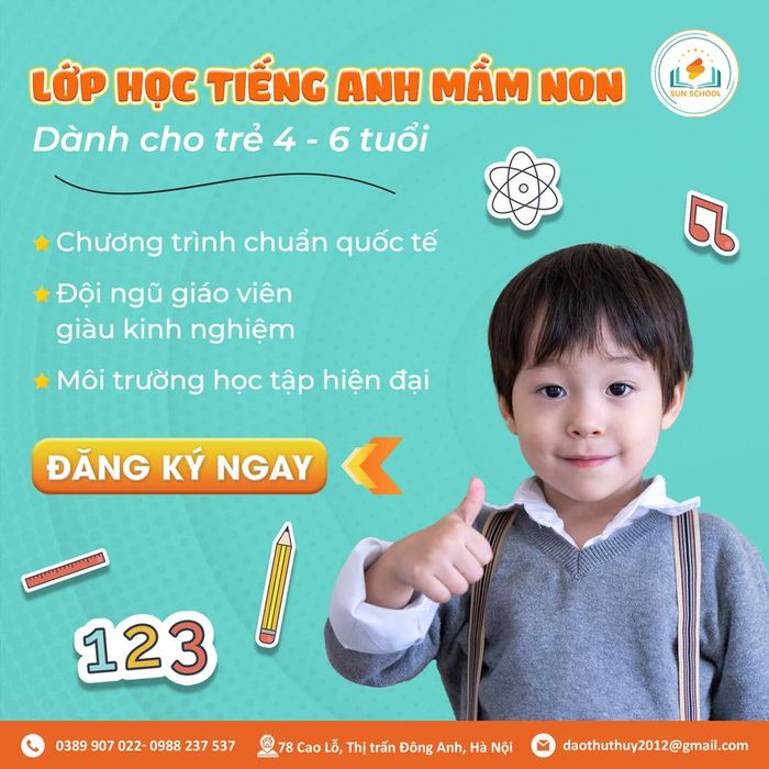 Sun School - Ngôi trường vàng cho hành trình phát triển toàn diện của trẻ (Ảnh 2)