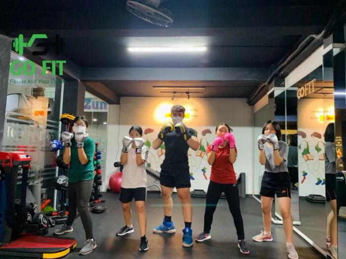 Không gian tập luyện hiện đại tại Go Fit