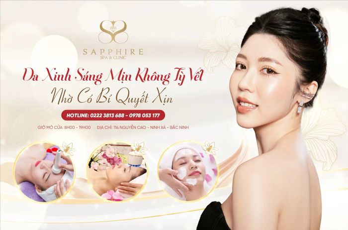 Hình ảnh thực tế về quy trình triệt lông chuyên nghiệp tại Sapphire Spa
