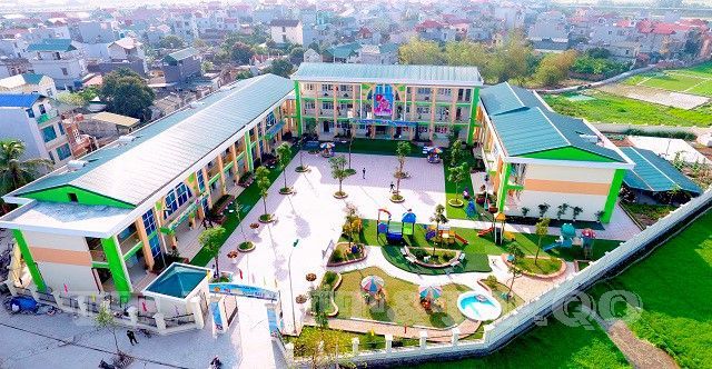 Không gian học tập hiện đại tại Trường Mầm non Thị trấn Quốc Oai B (Ảnh 1)