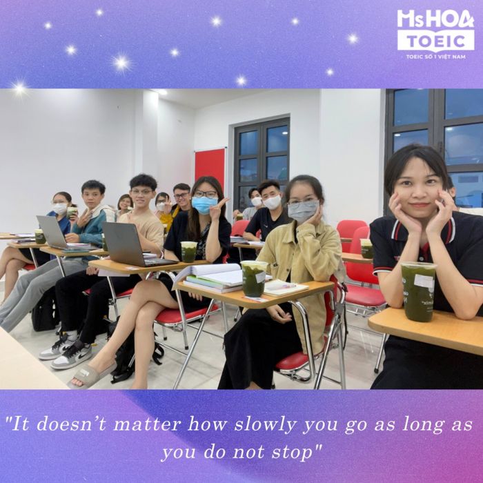 Hình ảnh học viên xuất sắc tại Ms Hoa TOEIC