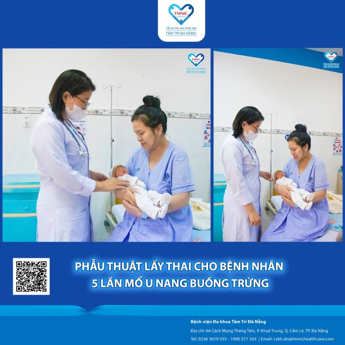 Không gian phòng sinh cao cấp tại Bệnh viện Tâm Trí Đà Nẵng