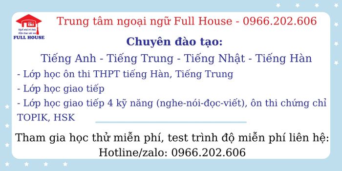 Không gian học tập hiện đại tại Full House