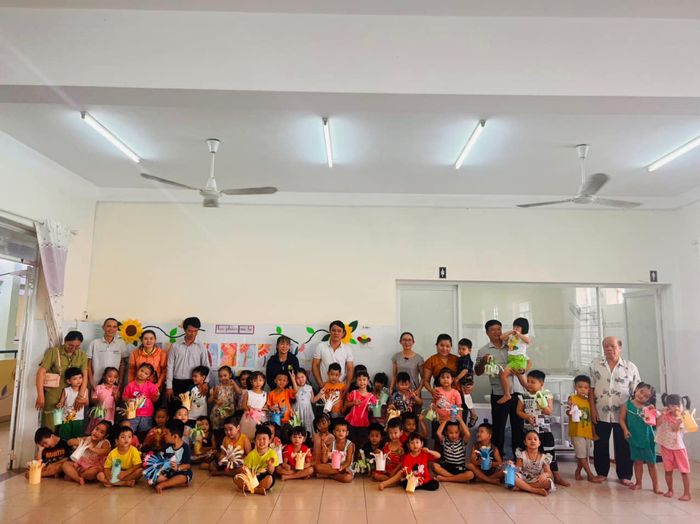 Không gian xanh mát đầy cảm hứng tại Trường Mầm non Tuổi Ngọc