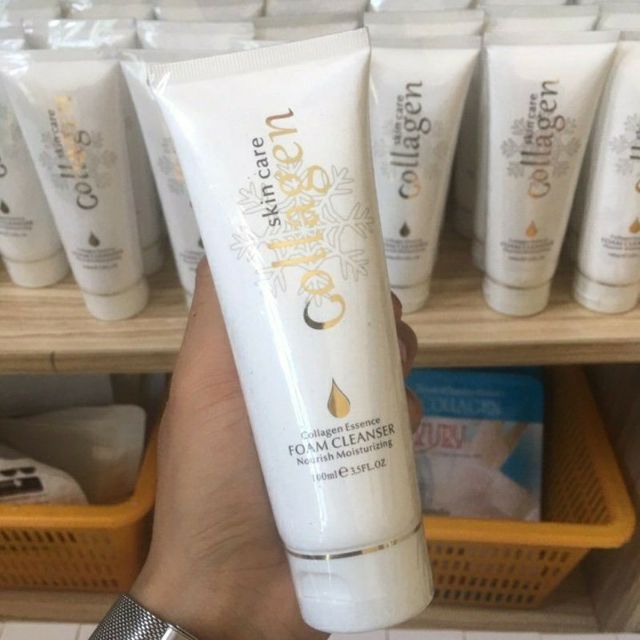 Hình ảnh thực tế Sữa Rửa Mặt Collagen Skin Care Facial chính hãng