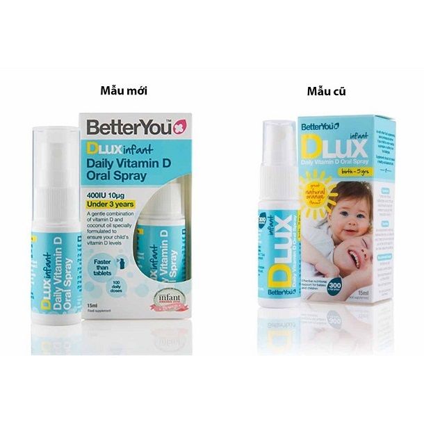 Hình ảnh bao bì chính hãng Dlux d3 Infant - Sản phẩm được các mẹ Anh tin dùng
