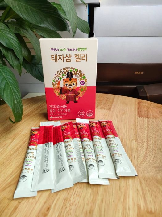 Hình ảnh sản phẩm Thạch Hồng Sâm LG cao cấp cho trẻ em