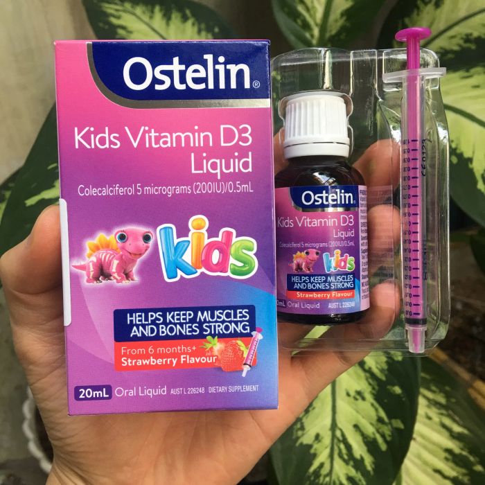 Hình ảnh thực tế sản phẩm Ostelin Vitamin D3 Dạng Giọt