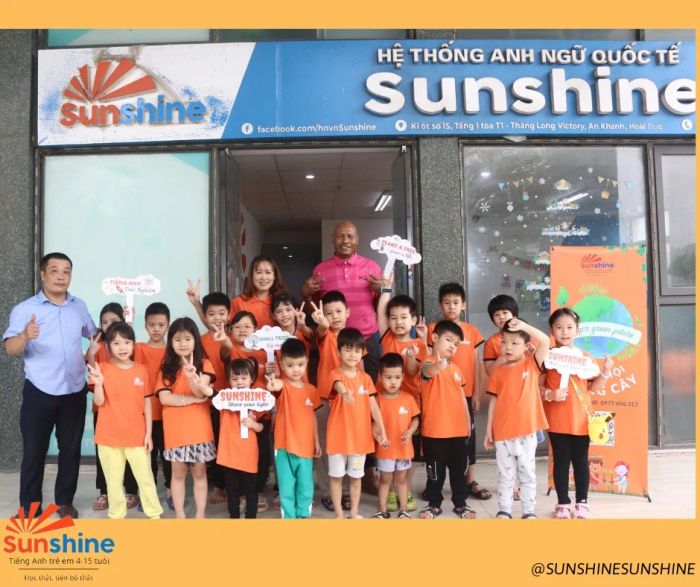 Không gian học tập hiện đại tại Sunshine English