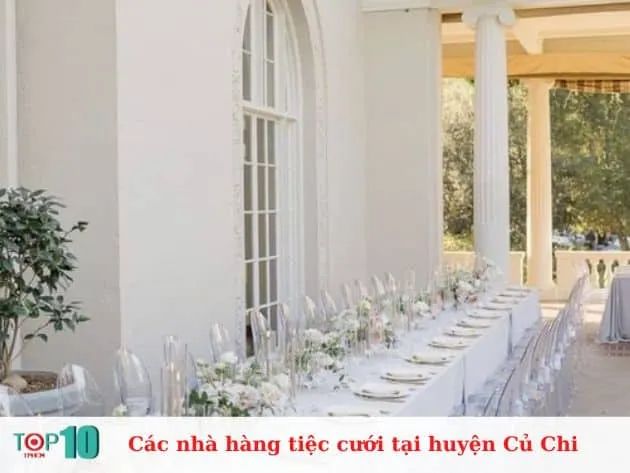 Những địa điểm tổ chức tiệc cưới uy tín và chất lượng hàng đầu tại Củ Chi