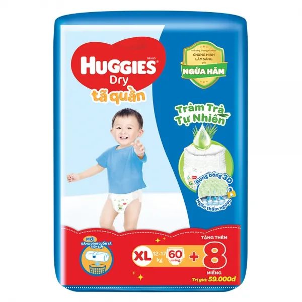 Tã Quần Huggies Tràm Trà Tự Nhiên Ảnh 2