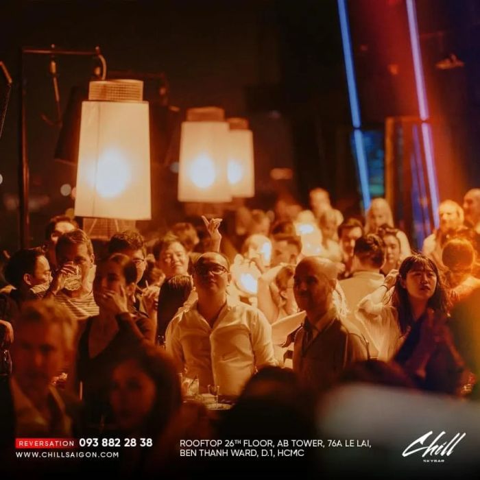 Toàn Cảnh Sang Trọng Tại Chill Skybar
