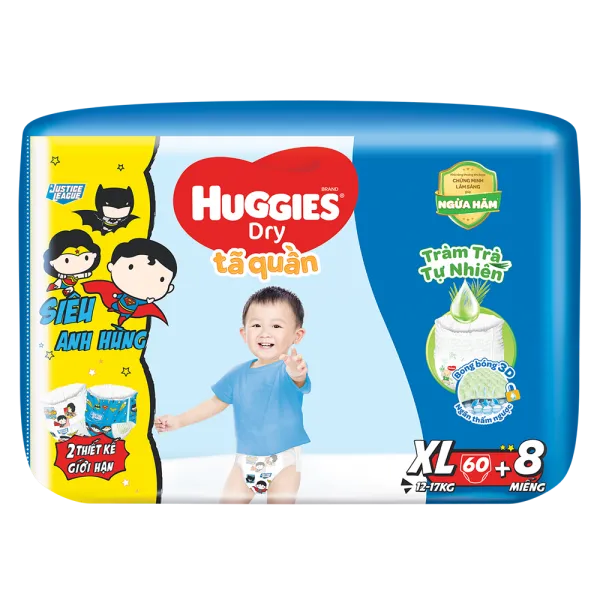 Tã Quần Huggies Tràm Trà Tự Nhiên Ảnh 1