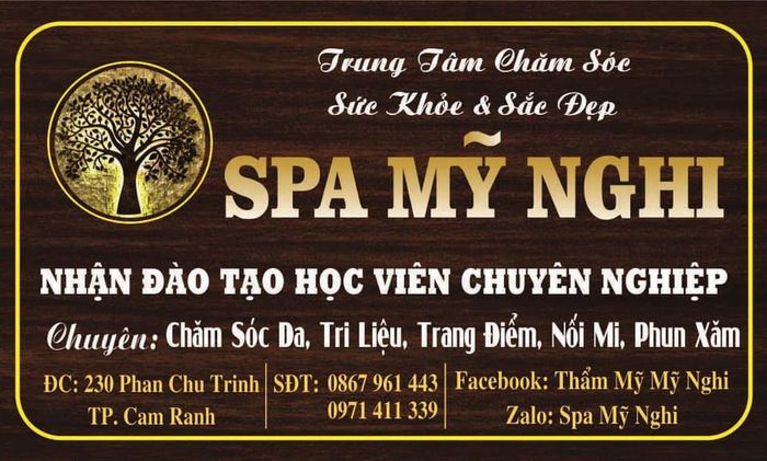 Không gian sang trọng tại Mỹ Nghi Spa