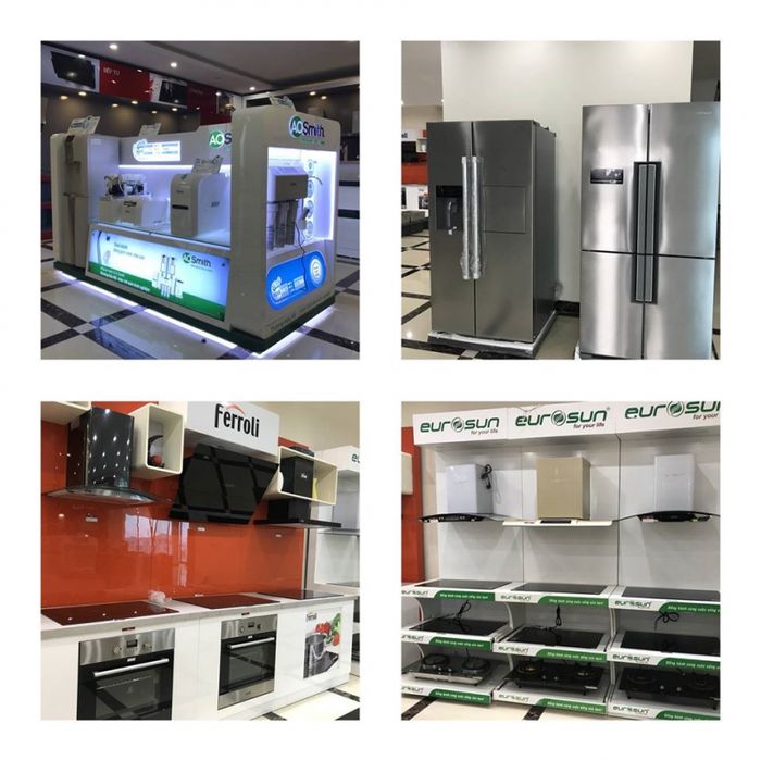 Bộ sưu tập thiết bị nhà bếp cao cấp tại Lăng Thịnh Plaza
