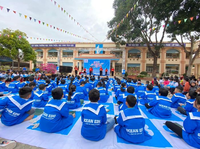 Hình ảnh lớp học hiện đại tại Ocean Edu Điện Biên
