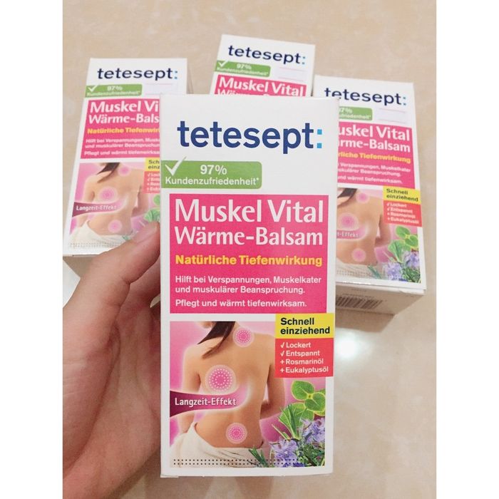 Gel Xoa Bóp TeTesept Muskel Vital - Hình ảnh 2