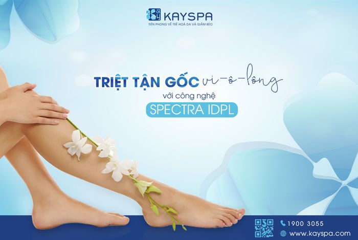 Hình ảnh công nghệ triệt lông IPL hiện đại tại Kay Spa