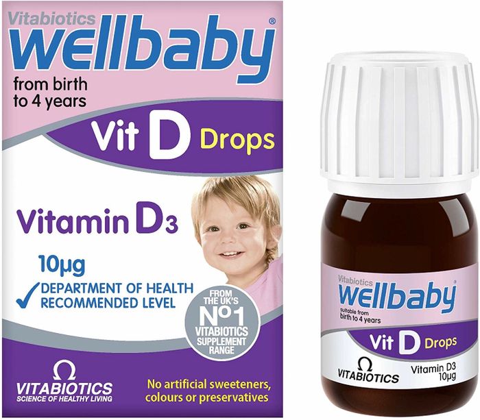 Hình ảnh thực tế sản phẩm Vitamin D3 Wellbaby chính hãng