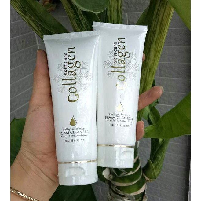 Hình ảnh thực tế Sữa Rửa Mặt Collagen Skin Care Facial - góc nhìn đa chiều