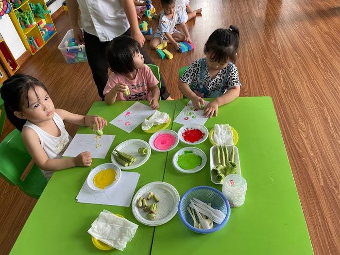 Góc học tập hiện đại được trang bị đầy đủ tại Trường Mầm non Sơn Ca