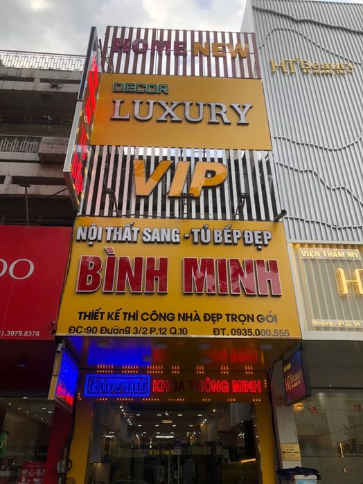 Không gian trưng bày hiện đại tại Bếp Bình Minh