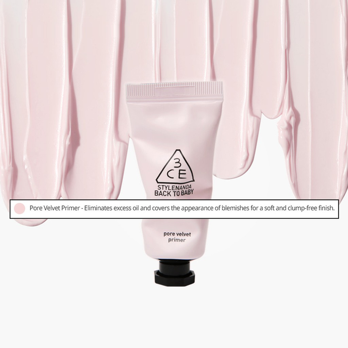 Hình ảnh chi tiết kem lót 3CE Back To Baby Pore Velvet Primer