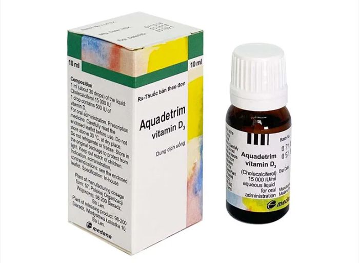 Hình ảnh chính hãng Aquadetrim Vitamin D3