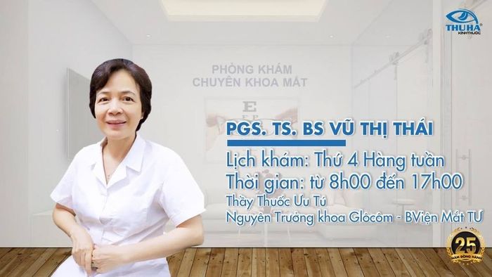 PGS.TS.BS Vũ Thị Thái - Nữ chuyên gia Glôcôm tài năng