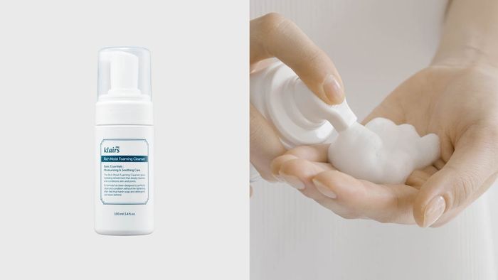 Hình ảnh cận cảnh Sữa rửa mặt Klairs Rich Moist Foaming Cleanser - Thiết kế tối giản, sang trọng