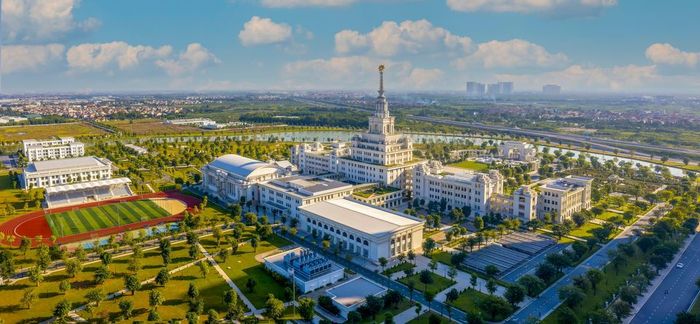 Hình ảnh khuôn viên đẳng cấp quốc tế của VinUni tại Vinhomes Ocean Park