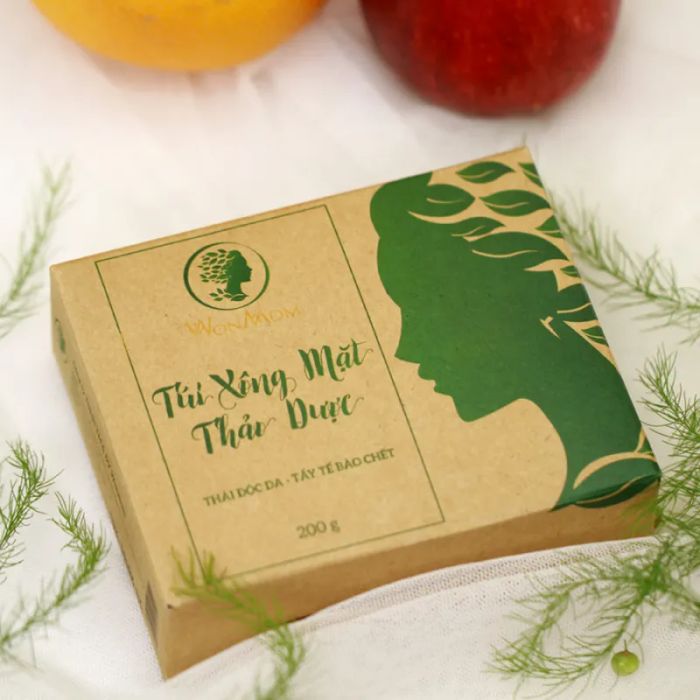 Hình ảnh Túi Xông Mặt Thảo Dược Wonmom - Thiết kế tiện dụng