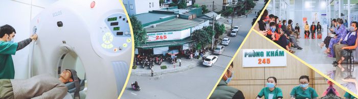 Hình ảnh cơ sở vật chất hiện đại tại Phòng Khám Đa Khoa 245