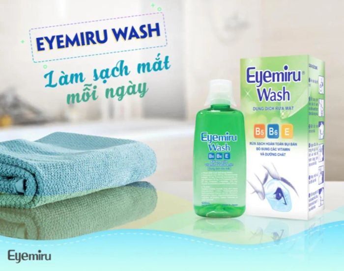 Bộ sưu tập hình ảnh dung dịch Eyemiru Wash