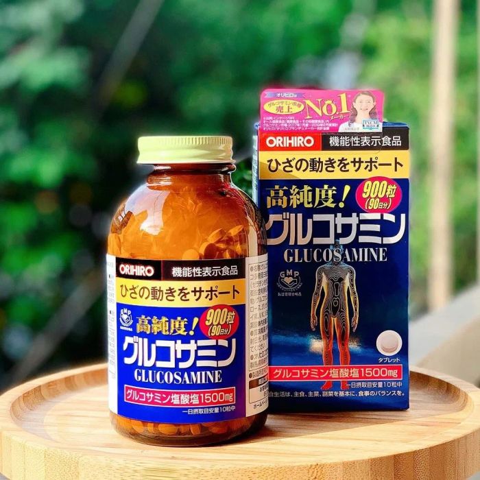 Hình ảnh sản phẩm Orihiro Glucosamine 1500mg Nhật Bản