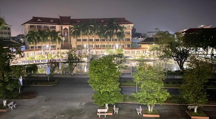 Hình ảnh thư viện hiện đại tại Đại học Sư phạm Thái Nguyên