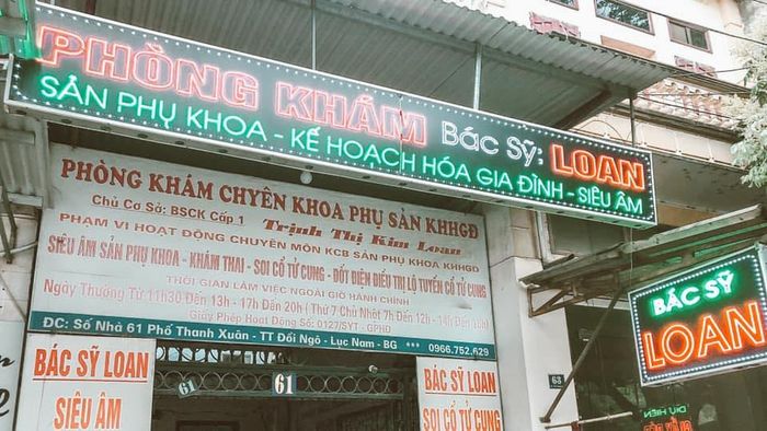 Không gian khám chữa bệnh tiêu chuẩn tại Phòng Khám Sản Phụ Khoa BS Loan