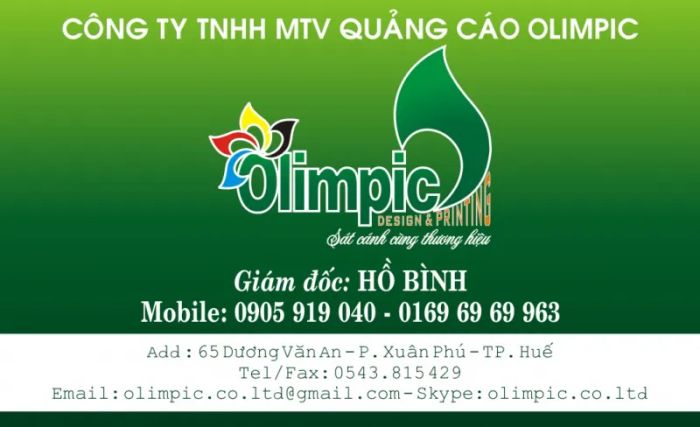 Công ty Quảng Cáo Olimpic Huế - Hình ảnh 2