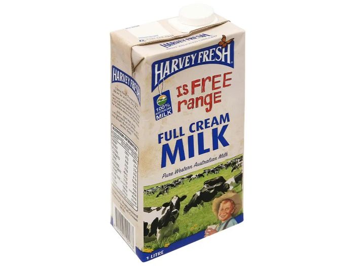 Sữa tiệt trùng nguyên kem Harvey Fresh hình ảnh 1