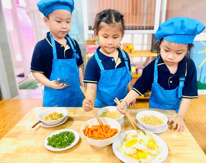 Không gian học tập ấm áp tại Trường Mầm Non Angelkids