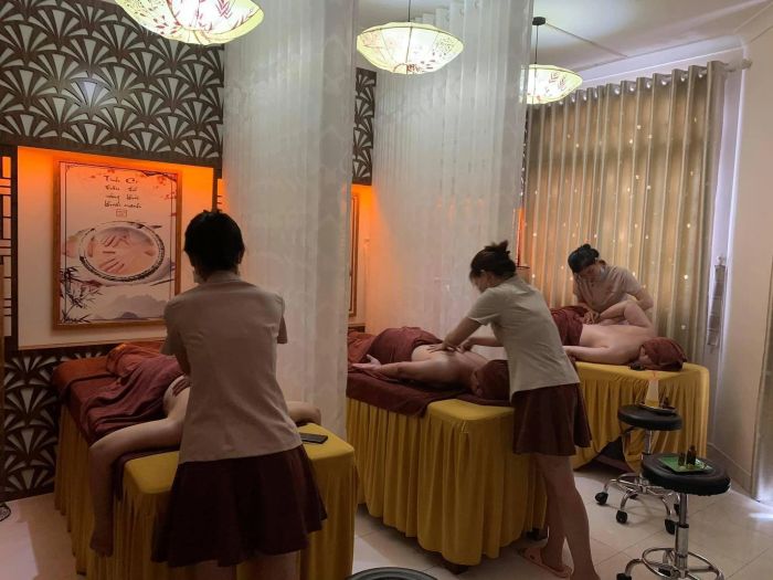 Hình ảnh không gian sang trọng tại Dưỡng Tâm MV Beauty