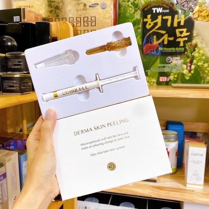 Hình ảnh thực tế bộ sản phẩm Bqcell Derma Skin Peeling - Công nghệ Hàn Quốc